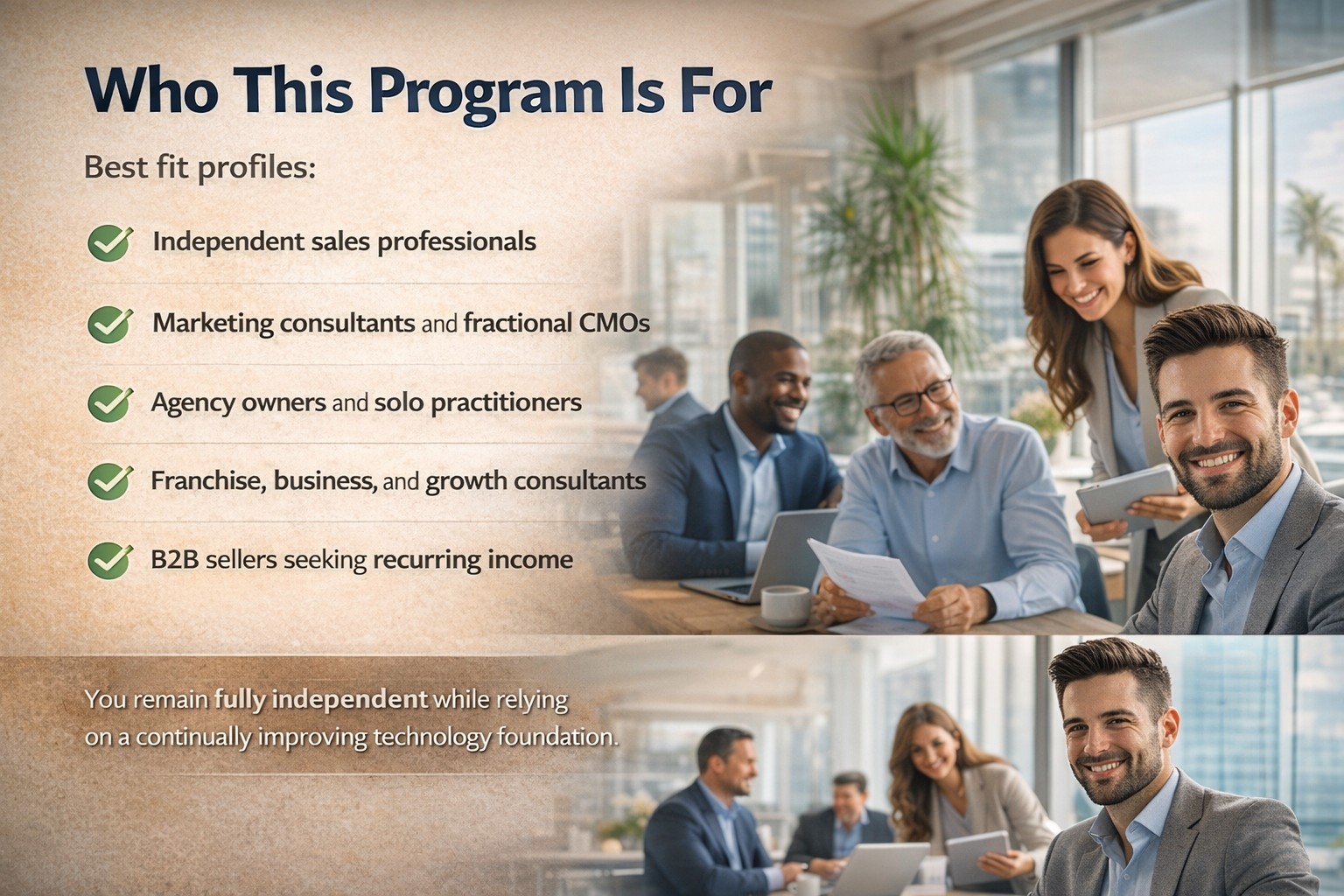 Who this program is for